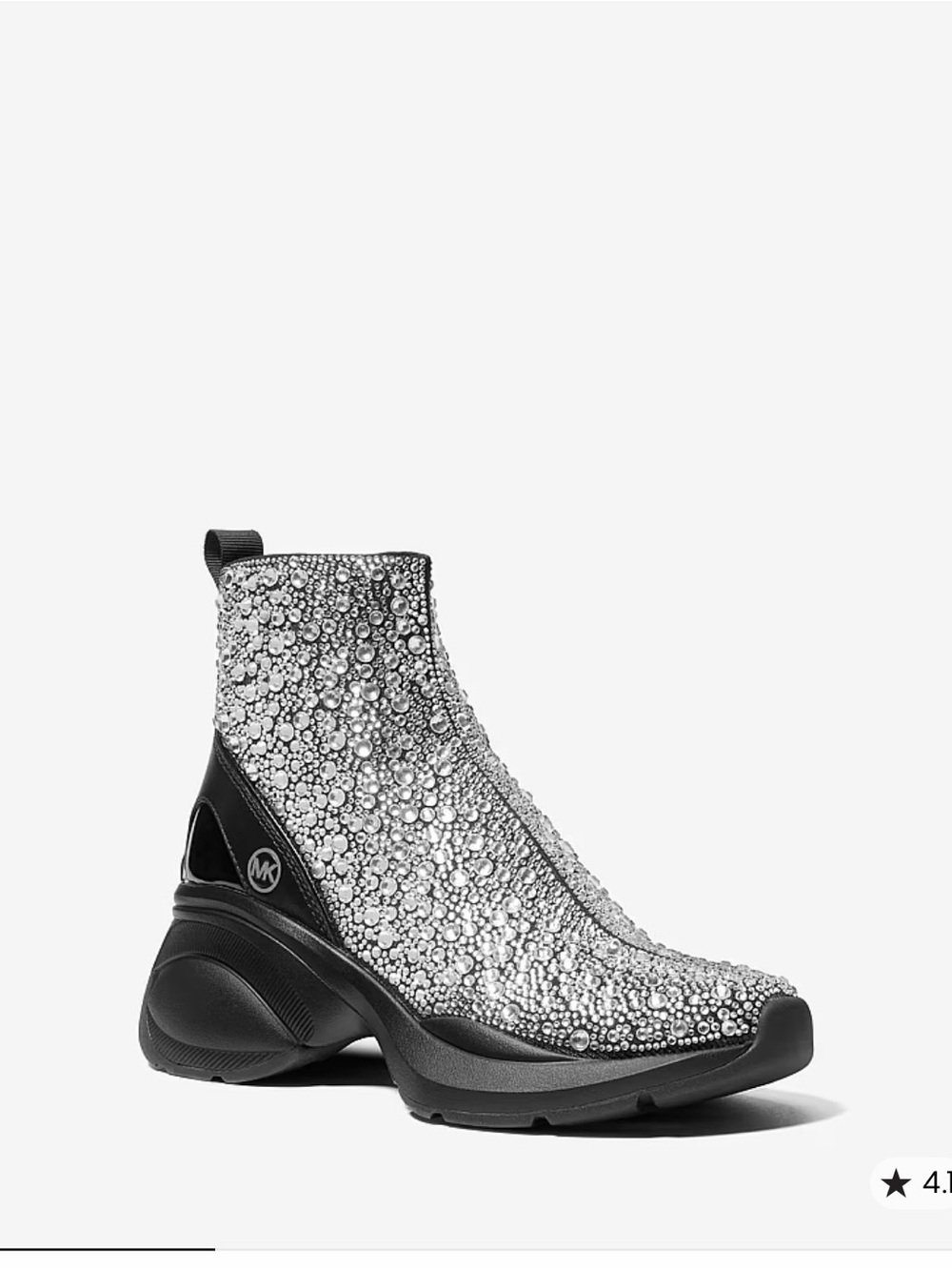 NBW Micheal Kors  Embellished Stretch Knit Sock Sneaker